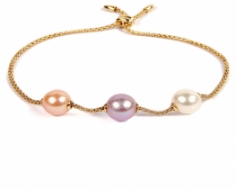 Pearl Bracelet Multi Colour 9 - 10 mm