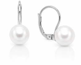 Gold Earrings Sea Pearls 10 mm Jacqueline