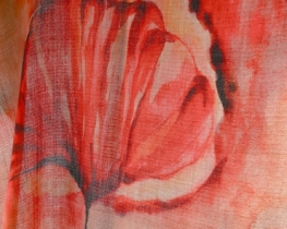 Pashmina Scarf Red Poppy - SUMMER