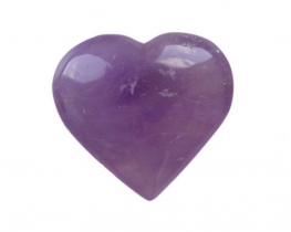 Amethyst heart 40 x 34 x 12 mm