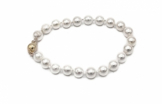 Pearl Bracelet Akoya 6 mm Gold