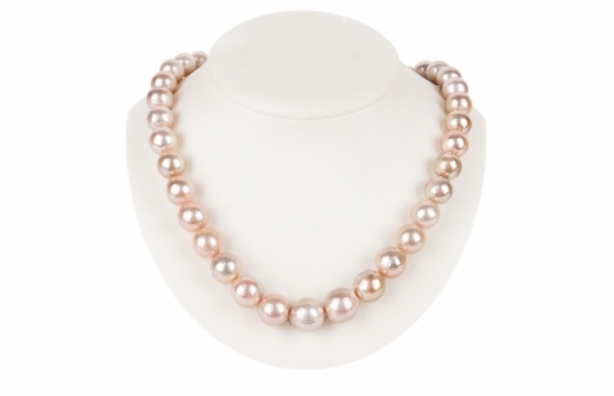 Pearl Necklace MIRAMAX Golden Pink 15 mm 