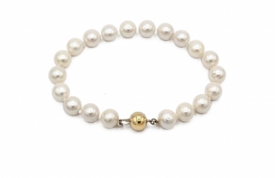 Pearl Bracelet Miramar 8 mm AA Gold