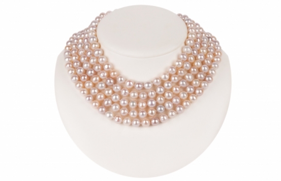 Pearl Necklace LovePearl Pink 8 mm