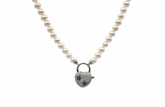 Amor Pearl Necklace 7 mm