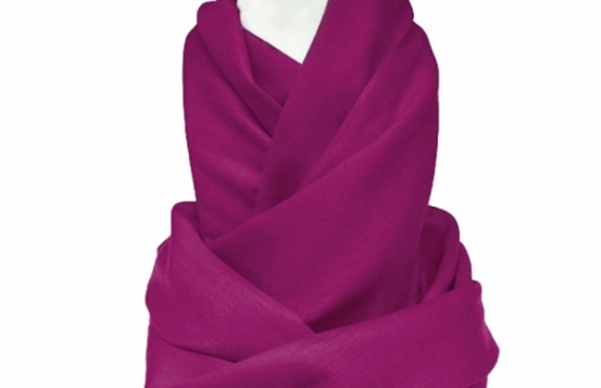 Šal PURE CASHMERE - magenta