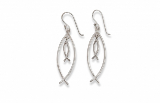 Silver Earrings Sea Tale