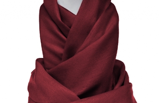 Šal PURE CASHMERE - bordo